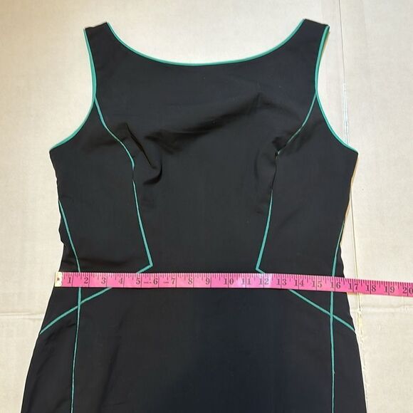 Lafayette 148 New York Deana piped trim sheath dress size 10 - Picture 14 of 14